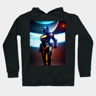 Curves in Space: Afrofuturistic Tee T-Shirt Hoodie